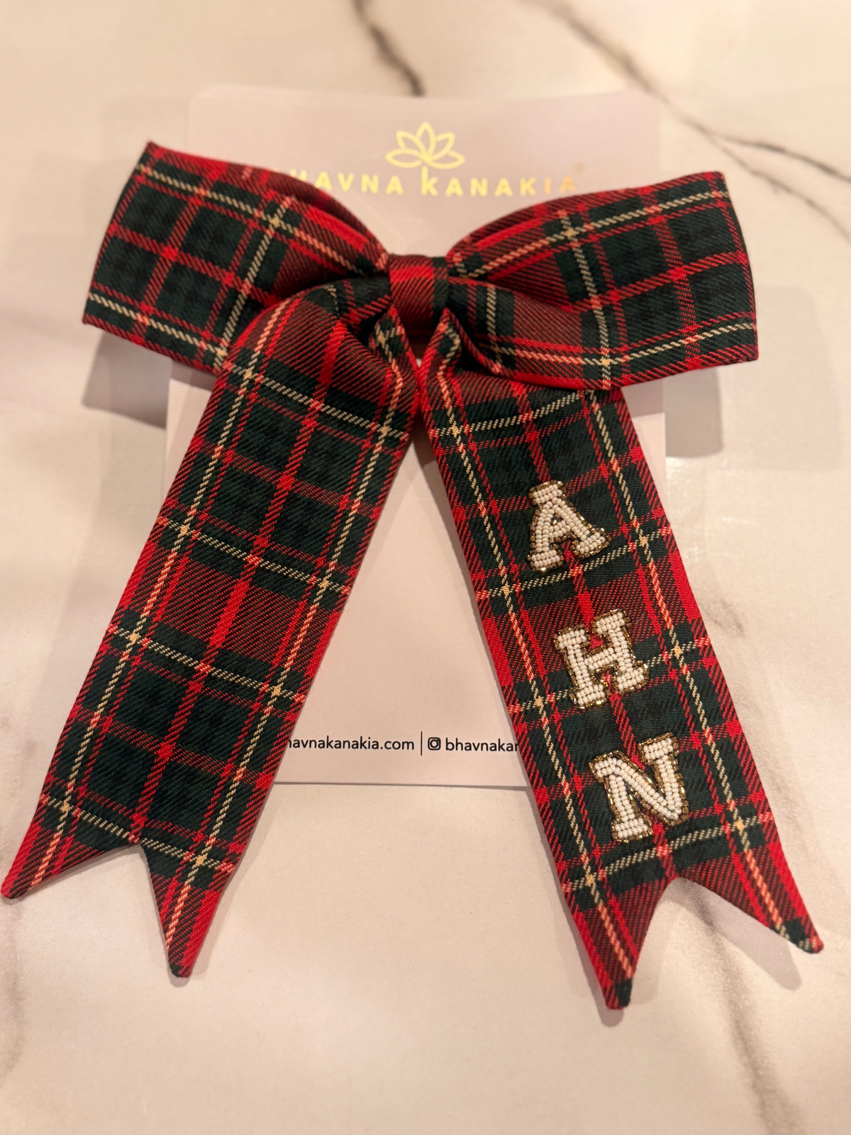 Holiday Bow Hair Clip