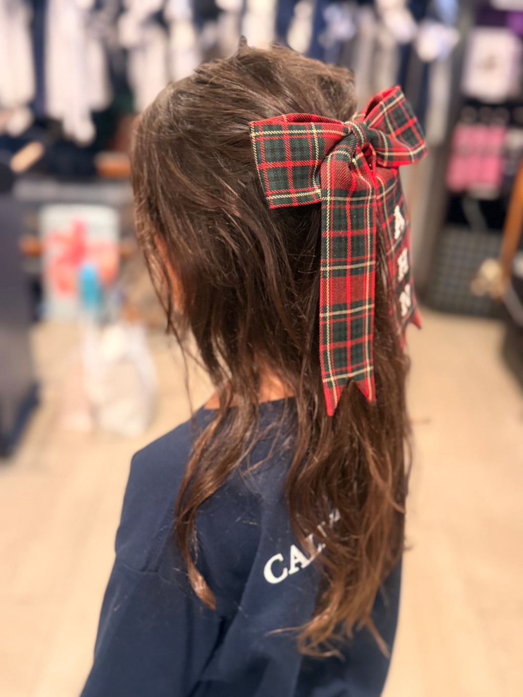 Holiday Bow Hair Clip