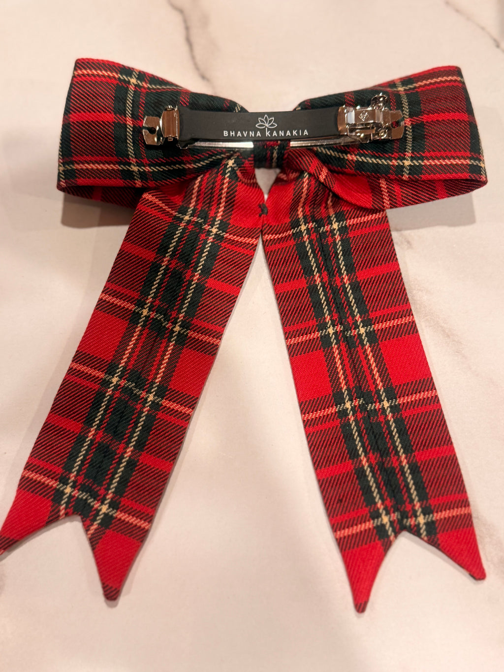Holiday Bow Hair Clip