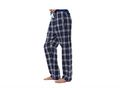 Women's Flannel Pants - Navy & White