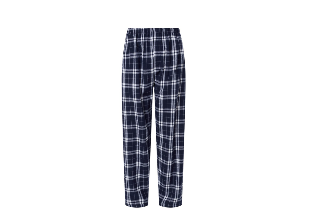 Men's Flannel Pants - Navy & White