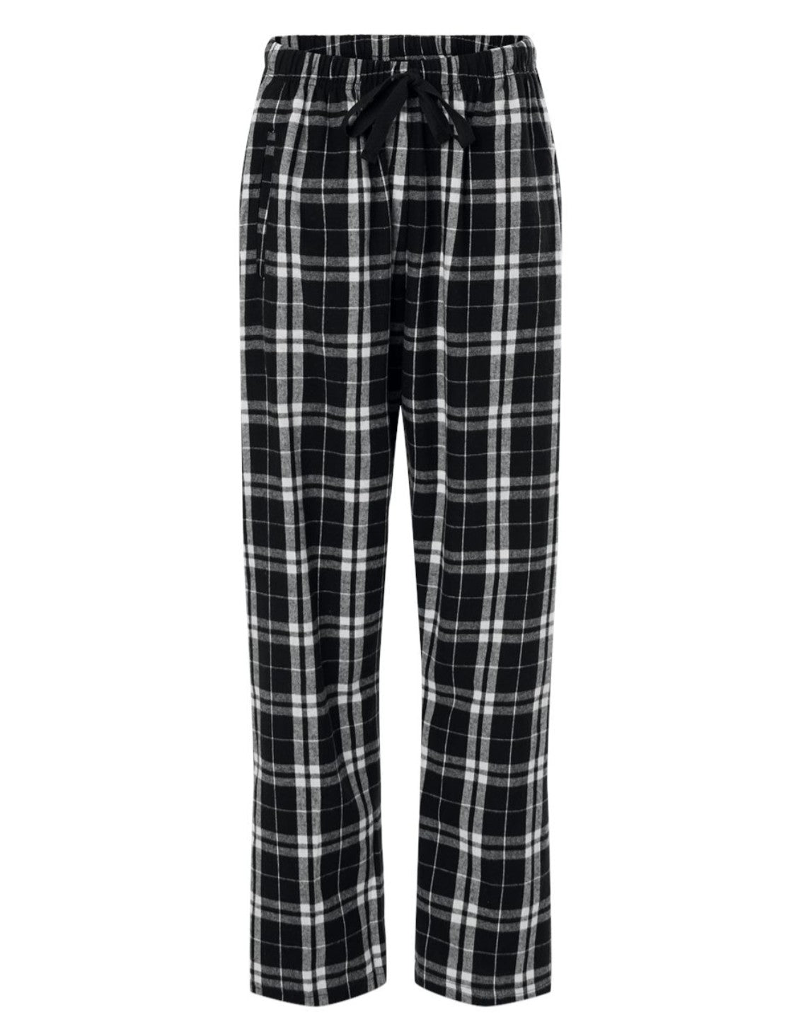 Women's Flannel Pants - Black & White