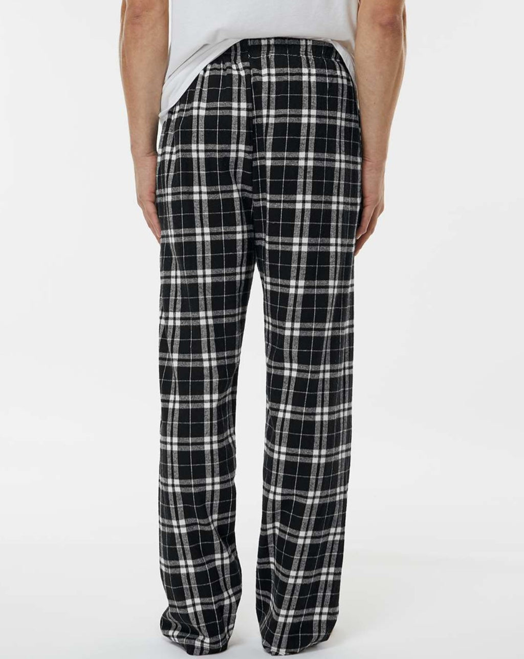 Men's Flannel Pants - Black & White
