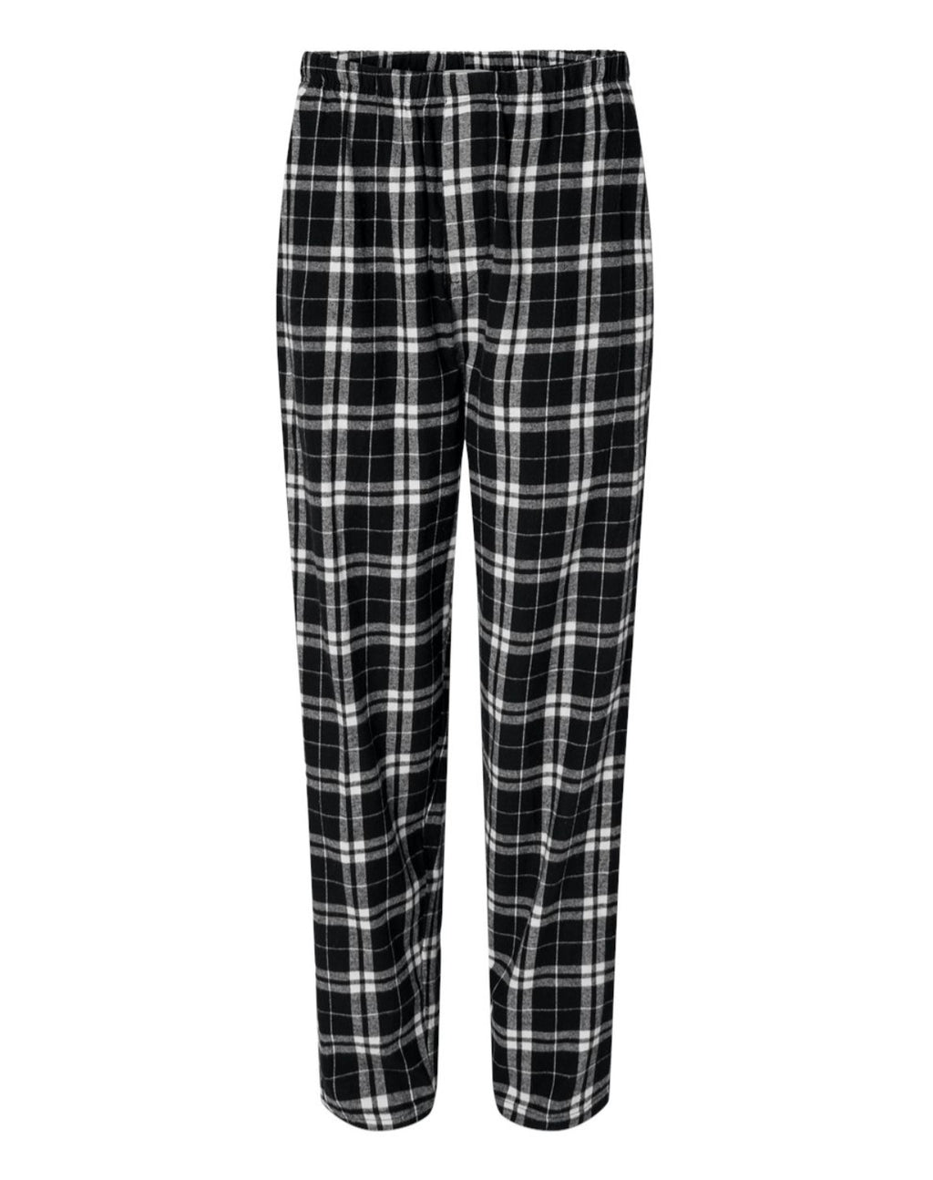 Men's Flannel Pants - Black & White