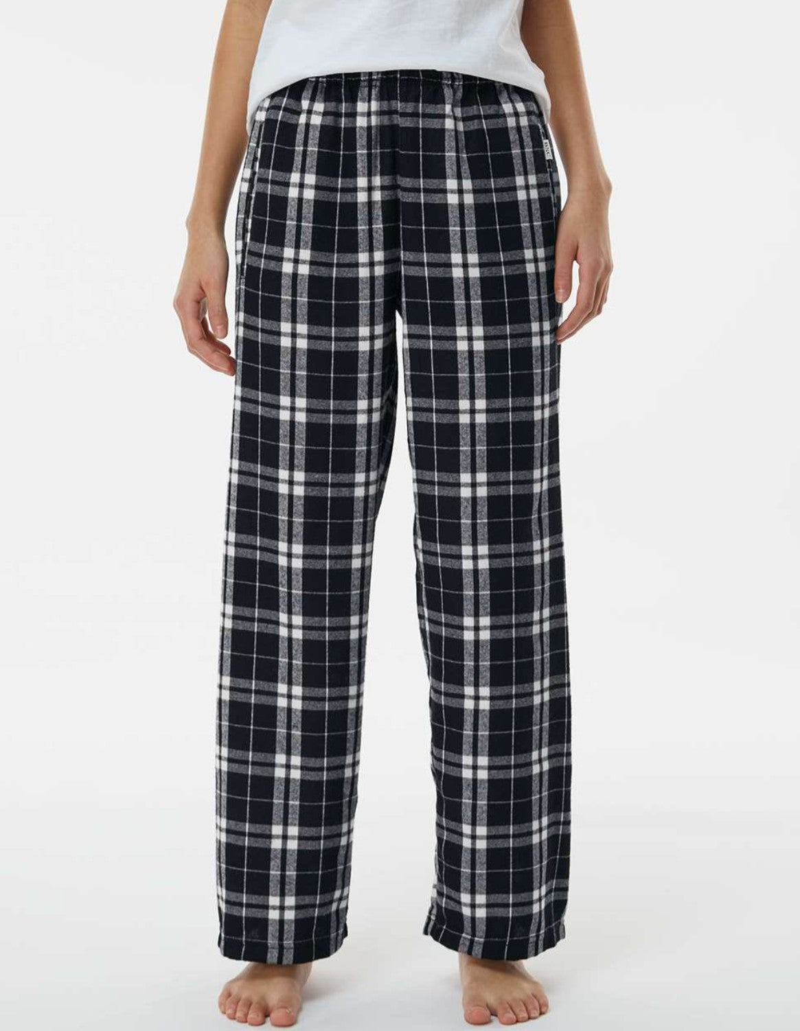Youth Flannel Pants - Black & White