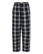 Youth Flannel Pants - Black & White