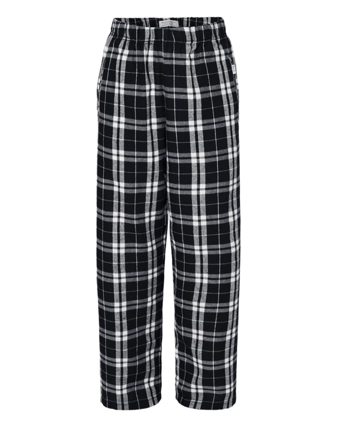 Youth Flannel Pants - Black & White