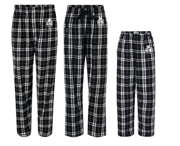Men's Flannel Pants - Black & White