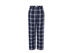 Youth Flannel Pants - Navy & White