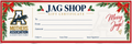 Jag Shop Christmas Gift Certificate